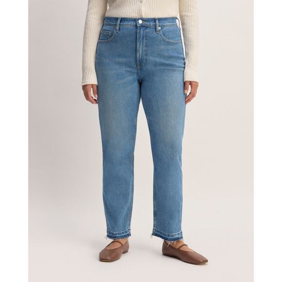 Everlane Denim - Everlane Original Cheeky Straight Leg Jeans‎ Organic Denim Cropped Size 31S